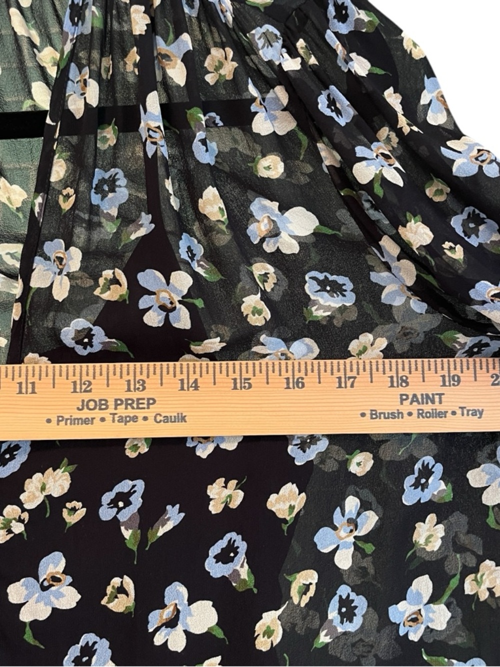 Veronica Beard Alec Silk Blouse 10 Black Floral Sheer V Neck Top - Picture 10 of 13
